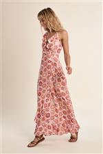 Molly Bracken abito lungo fantasia arancio - immagine 3