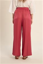 Molly Bracken pantalone cinto elastico terracotta - immagine 3