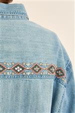 Molly Bracken camicia in jeans - immagine 4
