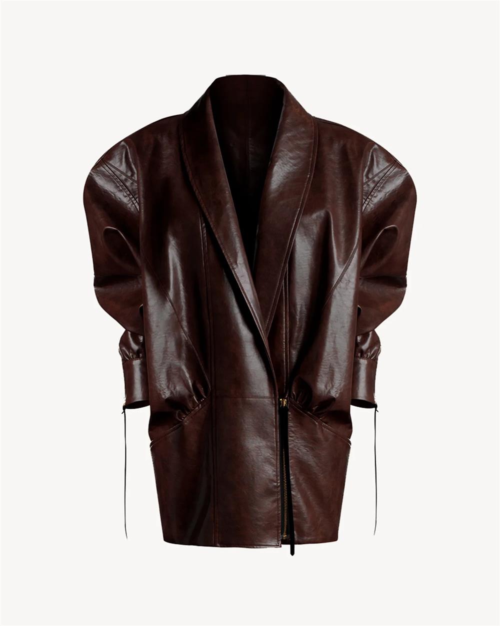 Nineminutes_giacca_The_Virgo_ecopelle Nineminutes giacca The Virgo ecopelle - immagine 1