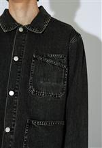 Dr Denim giacca jeans nera - immagine 4