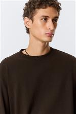 Weekday t-shirt manica lunga marrone - immagine 2