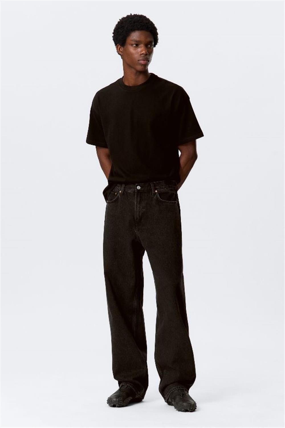 Weekday jeans loose straight nero