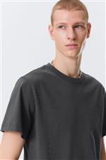 Weekday t-shirt boxy grigia - immagine 3
