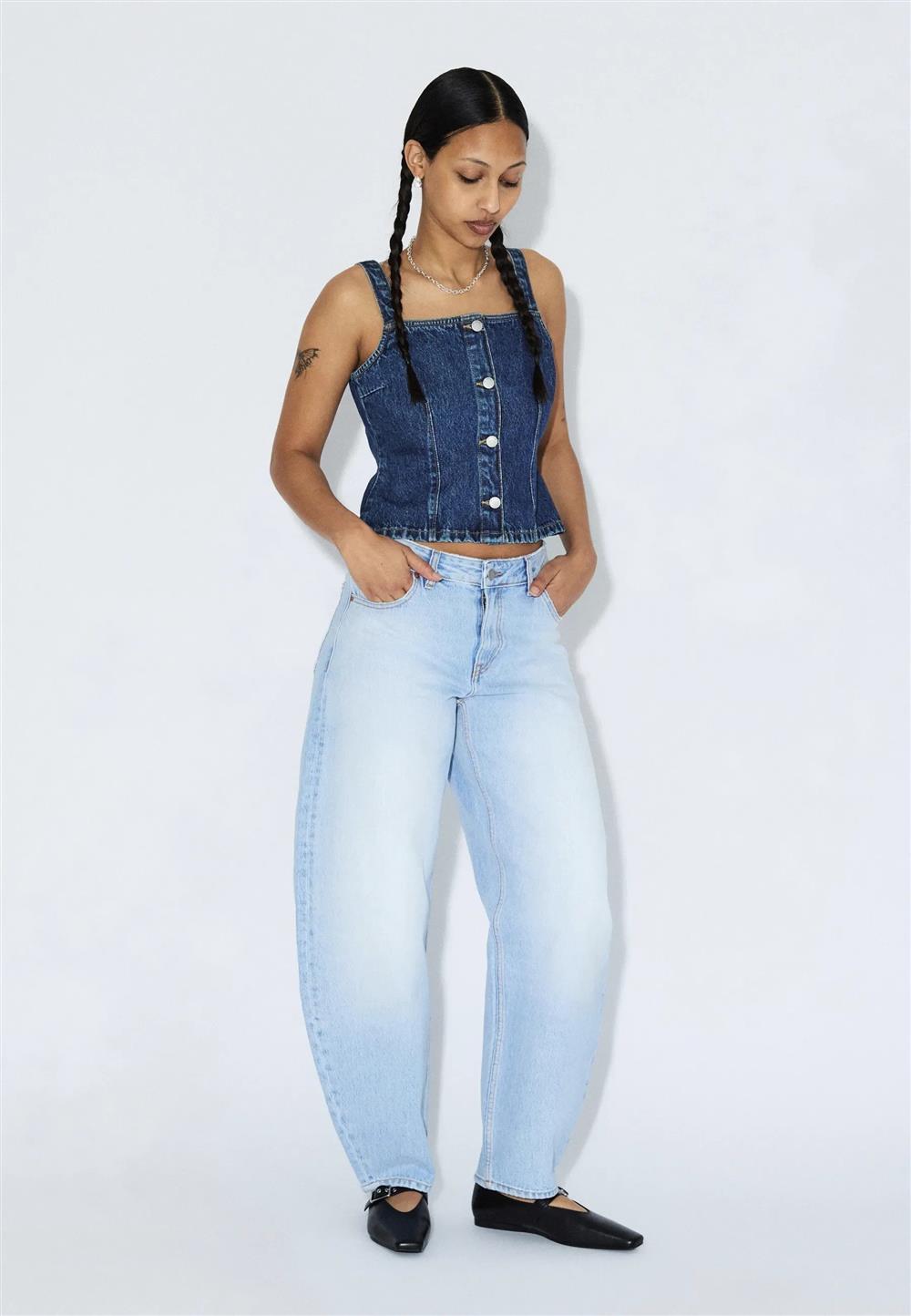 Dr_Denim_jeans_ballon_Nancy_stream_light Dr Denim jeans ballon Nancy stream light - immagine 1