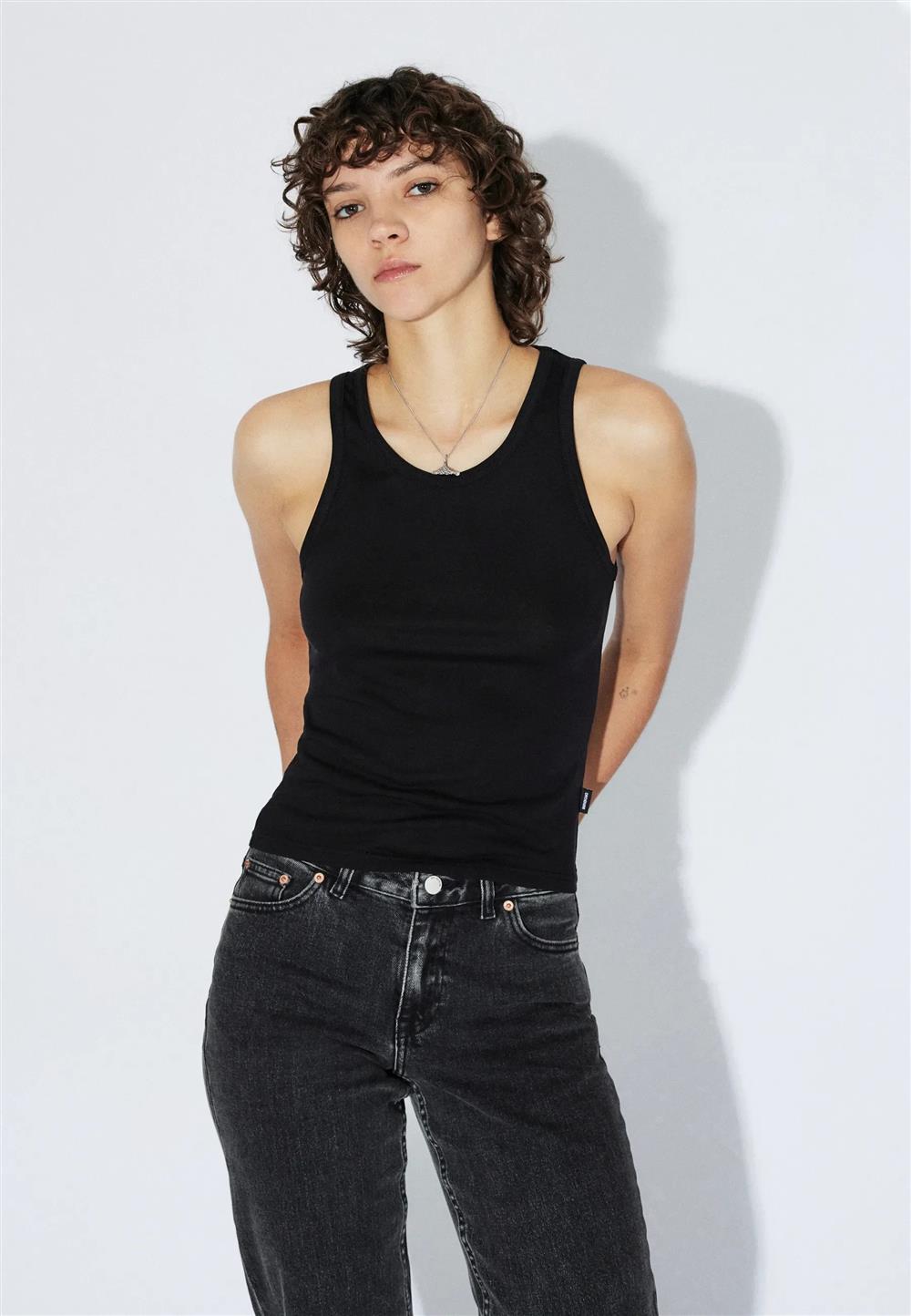 Dr Denim Mella top nero