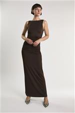 Glamourous abito midi marrone
