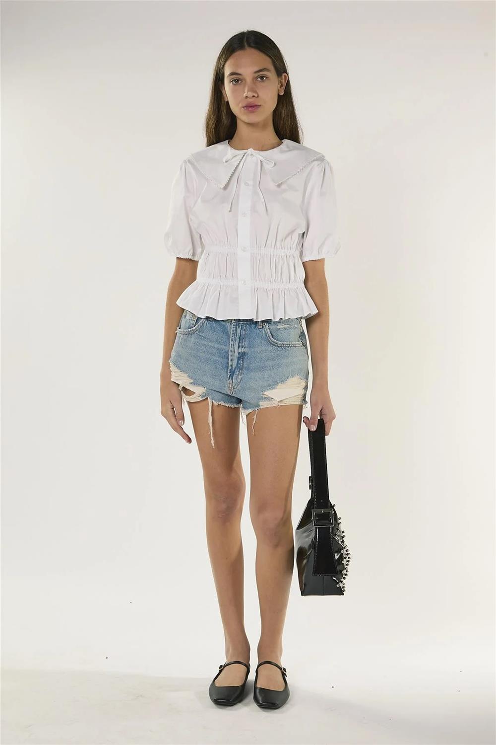 Glamourus short in jeans