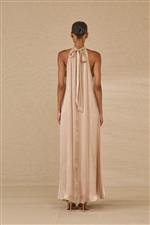 Souvenir abito lungo scollo america rosa - immagine 3