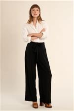 Molly Bracken pantalone cinto elastico nero 2
