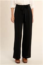 Molly Bracken pantalone cinto elastico nero 2 - immagine 2