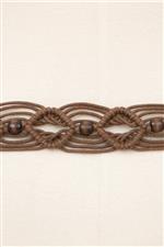 Molly Bracken cintura intrecciata marrone - immagine 3