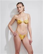 Matinée bikini Marina tie dye giallo