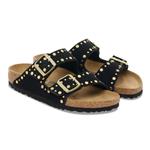 Birkenstock Arizona rivet pelle scamosciata nera - immagine 3