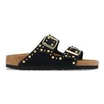 Birkenstock Arizona rivet pelle scamosciata nera - immagine 4