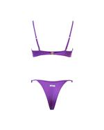 Matinée bikini Olivia lycra viola - immagine 4