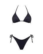 Matinée bikini macramè Kate nero - immagine 2