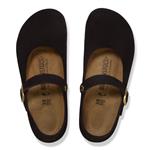 Birkenstock ballerina Mantova pelle scamosciata nera - immagine 4