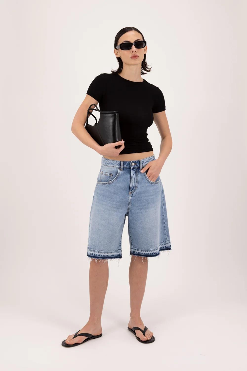 Icon_Denim_short_Lulu Icon Denim short Lulu - immagine 1