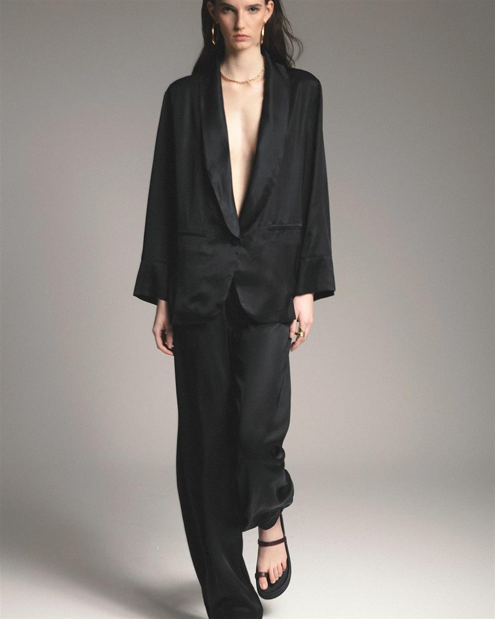 Nineminutes_The_Pajama_pants_nero Nineminutes The Pajama pants nero - immagine 1
