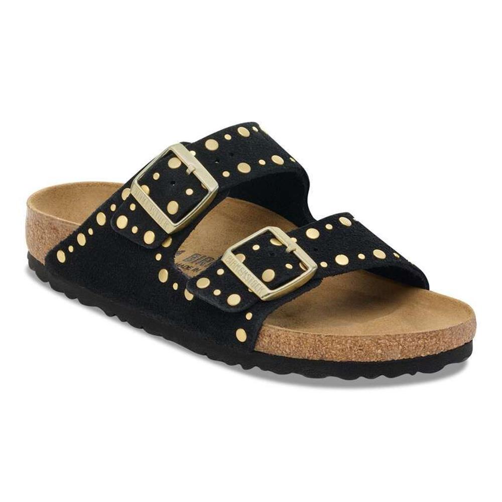 Birkenstock_Arizona_rivet_pelle_scamosciata_nera Birkenstock Arizona rivet pelle scamosciata nera - immagine 1