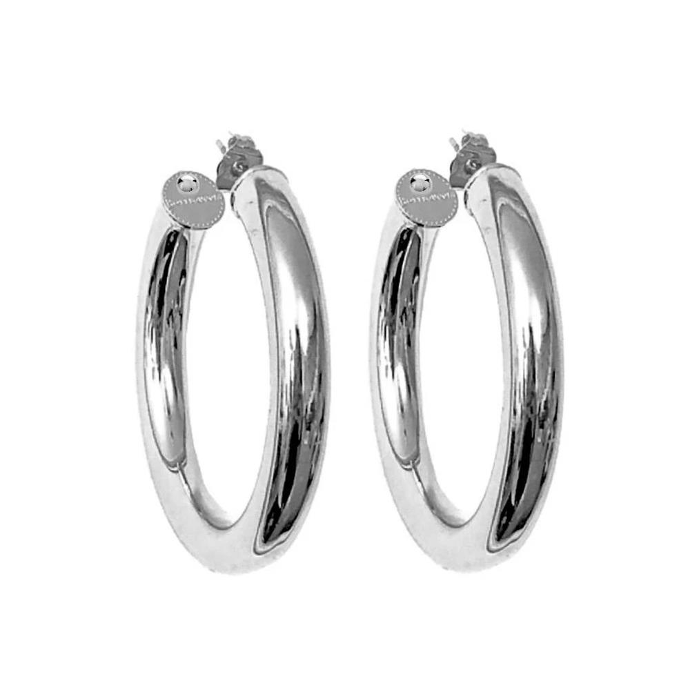 Botteguccia_orecchini_Hoops_45_mm_argento Botteguccia orecchini Hoops 45 mm argento - immagine 1