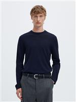 Selected maglioncino 100% merino blu