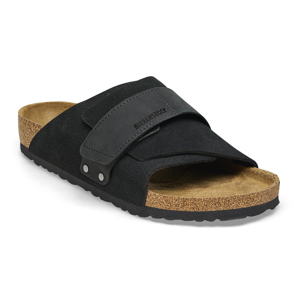 Birkenstock_Kyoto_pelle_scamosciata_nera_calzata_donna Birkenstock Kyoto pelle scamosciata nera calzata donna - immagine 1