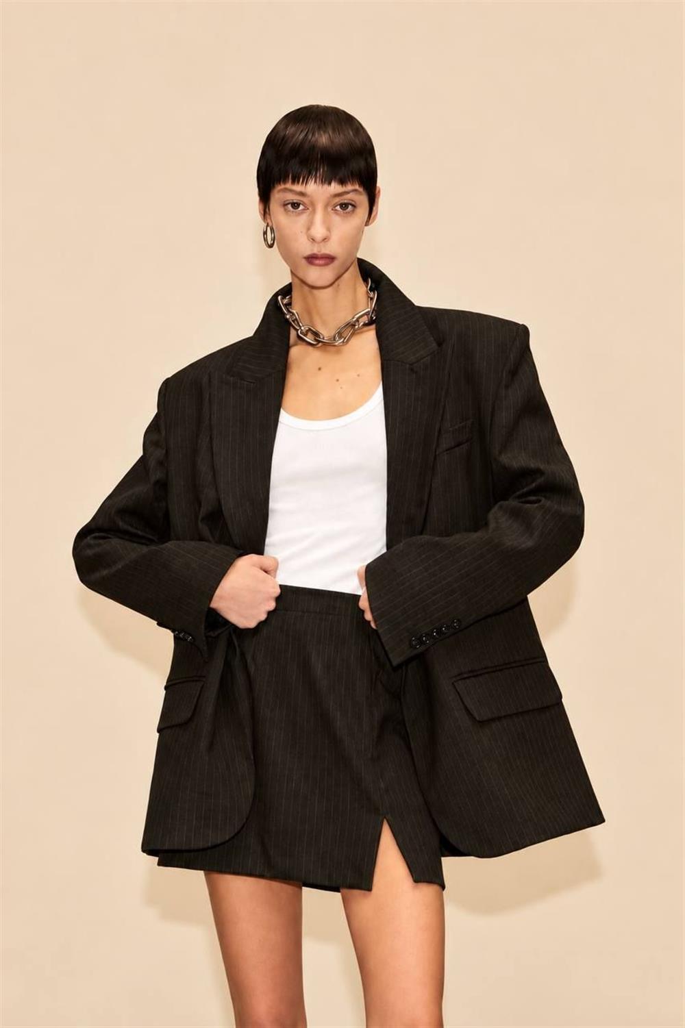 Aniye_By_mini_gonna_gessata_colette_nera Aniye By mini gonna gessata colette nera - immagine 1