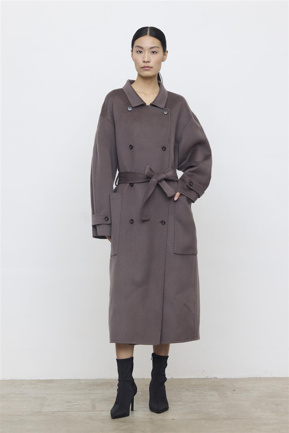 Eleh_cappotto_100_lana_marrone Eleh cappotto 100% lana marrone - immagine 1