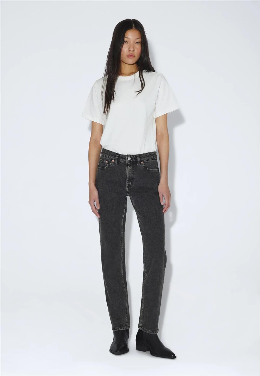 Dr_Denim_jeans_stretto_Straw_nero Dr Denim jeans stretto Straw nero - immagine 1