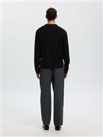 Selecte maglioncino 100% merino nero - immagine 2