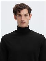 Selected dolcevita 100% lana merino nero - immagine 3