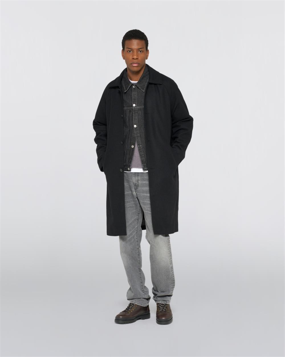 Edwin_cappotto_Mac_nero Edwin cappotto Mac nero - immagine 1