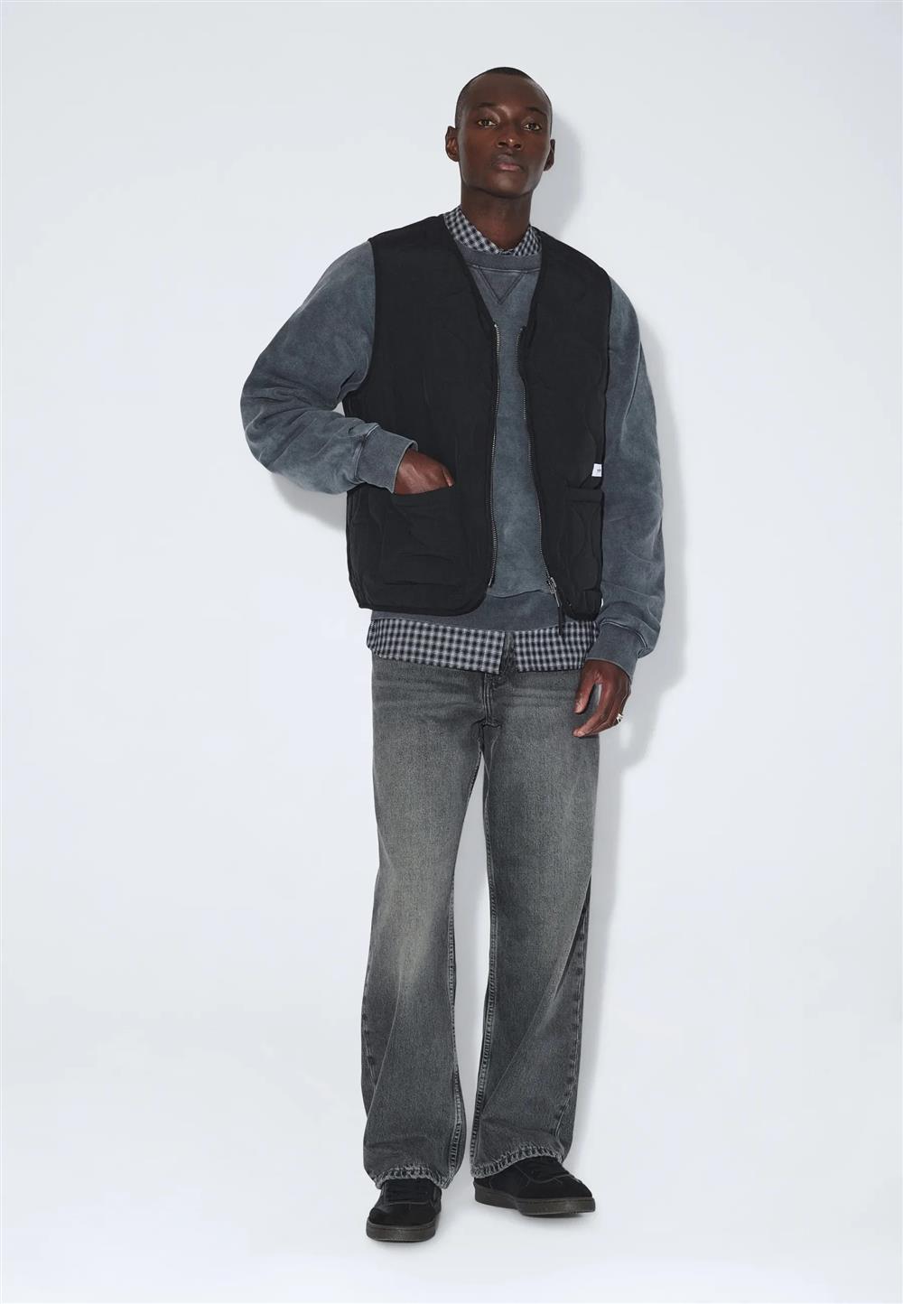 Dr_Denim_gilet_nero Dr Denim gilet nero - immagine 1