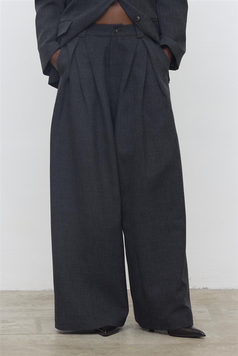 Eleh_pantalone_palazzo_grigio Eleh pantalone palazzo grigio - immagine 1