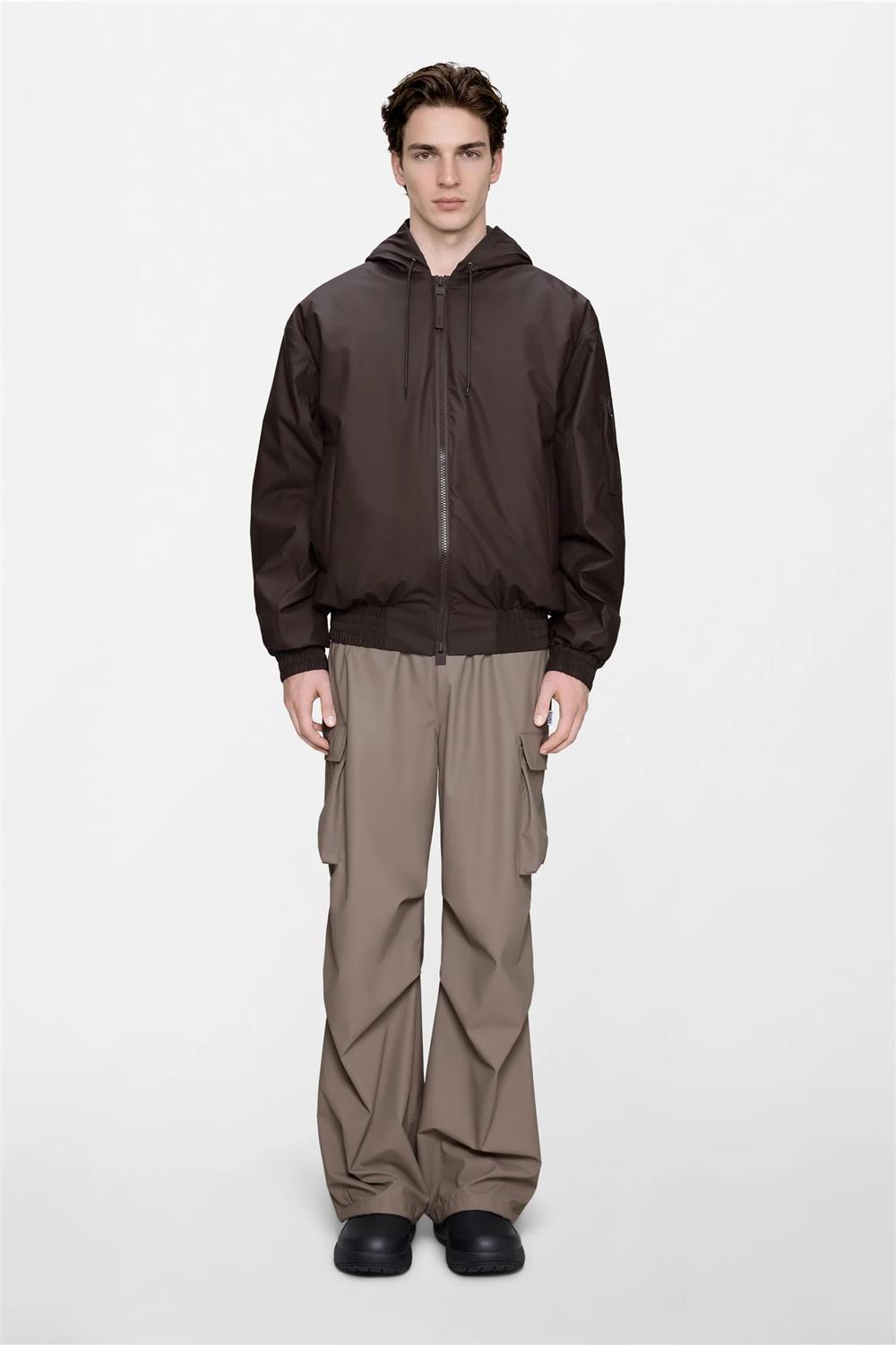Rains_bomber_unisex_Lohja_insulated_marrone Rains bomber unisex Lohja insulated marrone - immagine 1