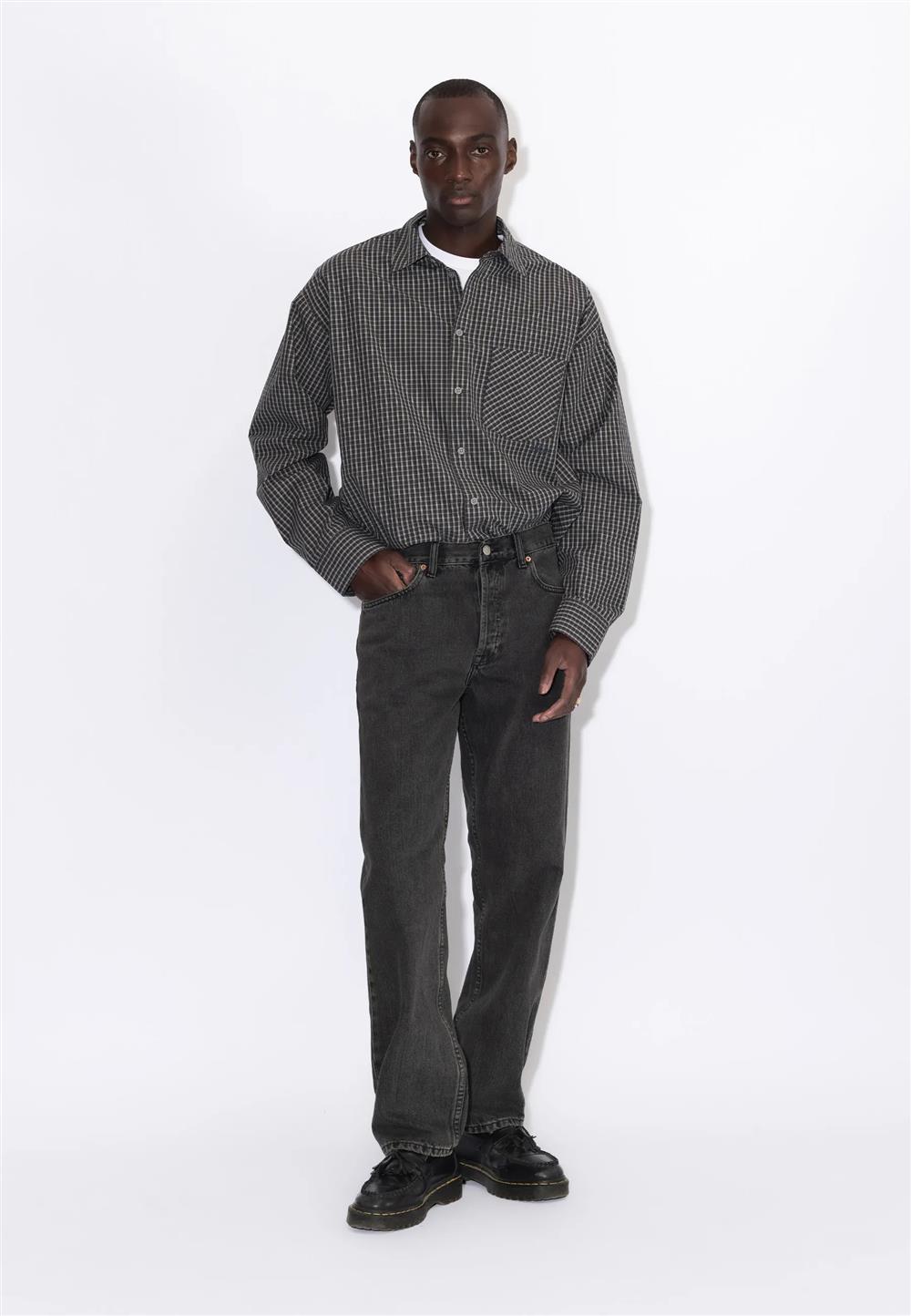 Dr_Denim_jeans_Dash_straight_aged_black Dr Denim jeans Dash straight aged black - immagine 1