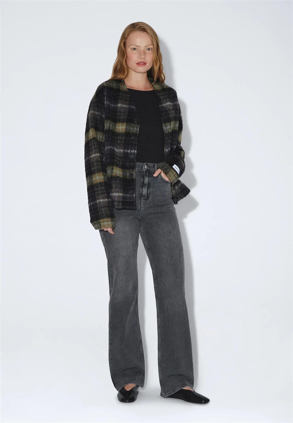 Dr_denim_jeans_Echo_hight_straight_tar_mid_grey_used Dr denim jeans Echo hight straight tar mid grey used - immagine 1